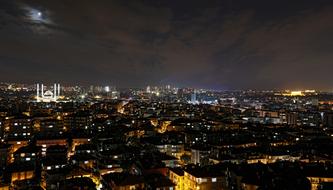 City Landscape Architecture at night