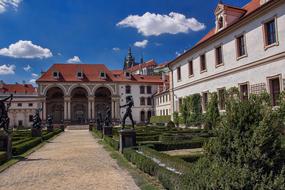 university courtyard