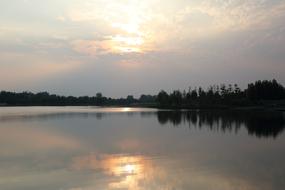 Sunset The Water