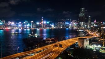 Hong Kong Harbor Boats