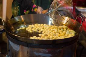 pan fried round dumplings