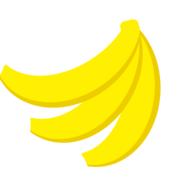 Icon of yellow bananas