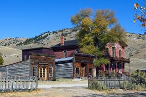 Downtown Bannack Buildings Hotel