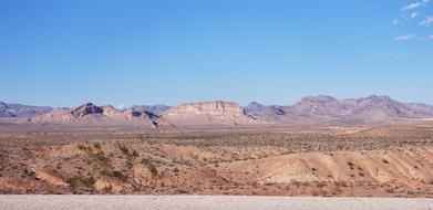 Desert Red Rock Lake Mead National