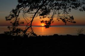 Sunset Estonia Sky