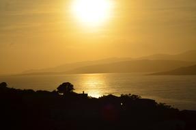 Sunset Corsica Evening