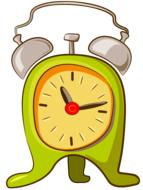 clock watch time hours clipart