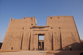 Temple Egyptian Entrance