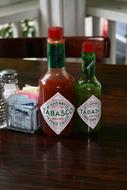 hot chili sauce in a jar