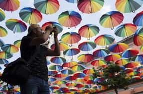 Rainbow Sunshade Travel