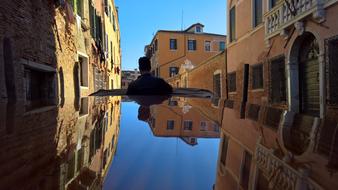 Water Taxi Channel in Venice