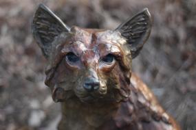 Statue Fox Bronze