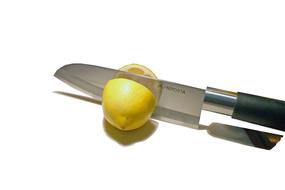 sliced lemon in half