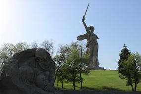 Volgograd Monument Sights Mother motherland