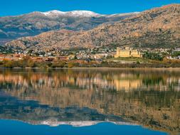 Landscape of Lake and manzanares