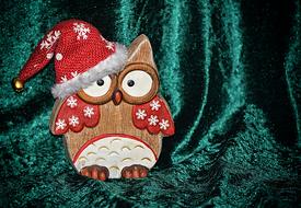 Owl Figure Wood