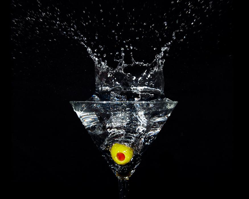 fruit cocktail splatter