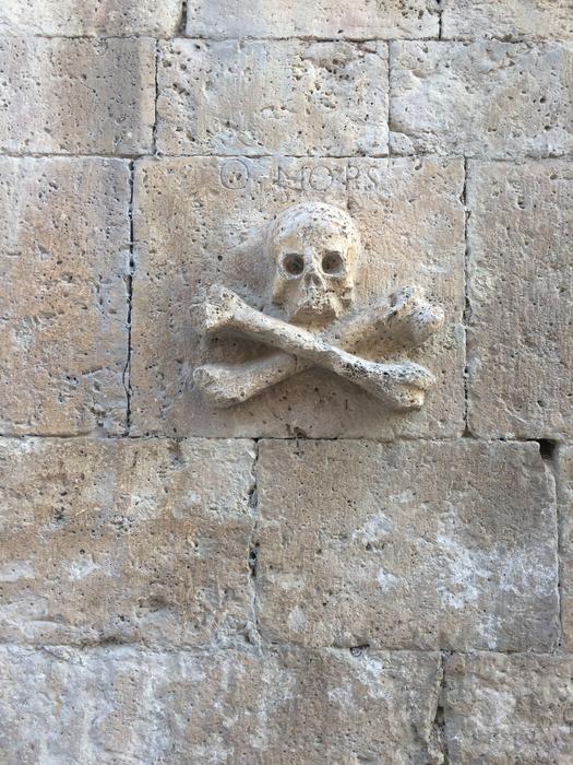 Camino Santiago Church Skull