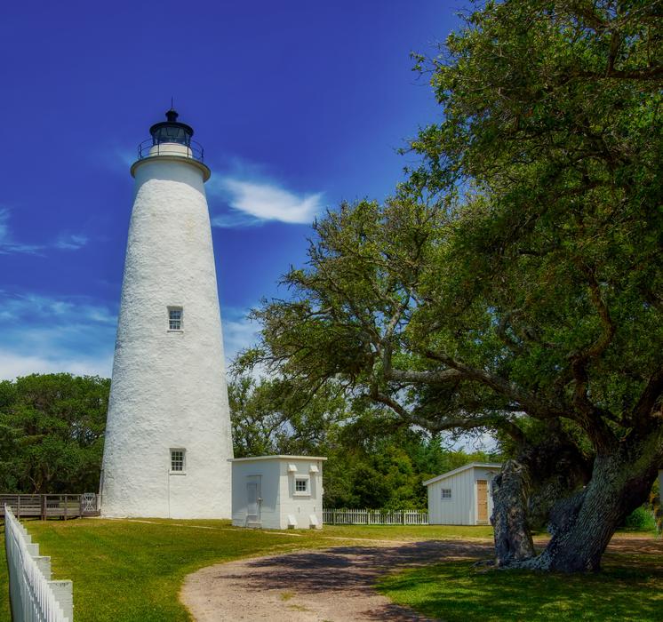 Orcracoke Lighthouse Landmark