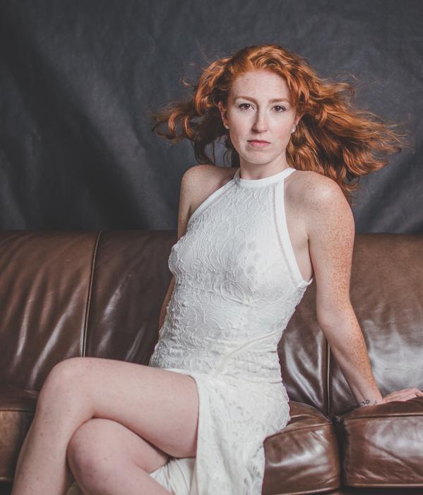 the girl in the white dress