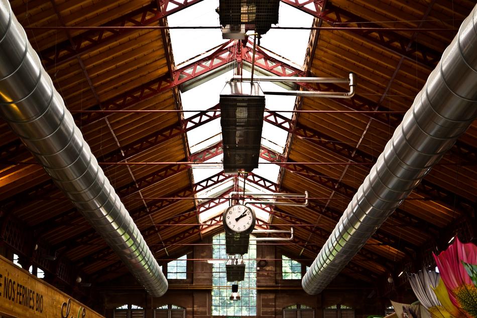 Ceiling Hall Clock