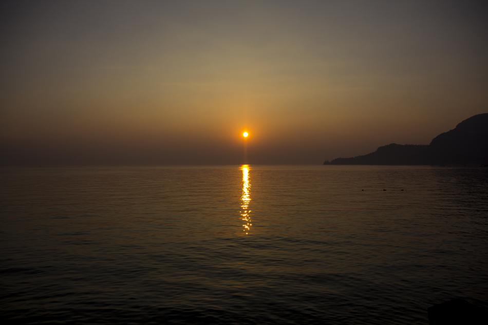 Italy Garda Sunset