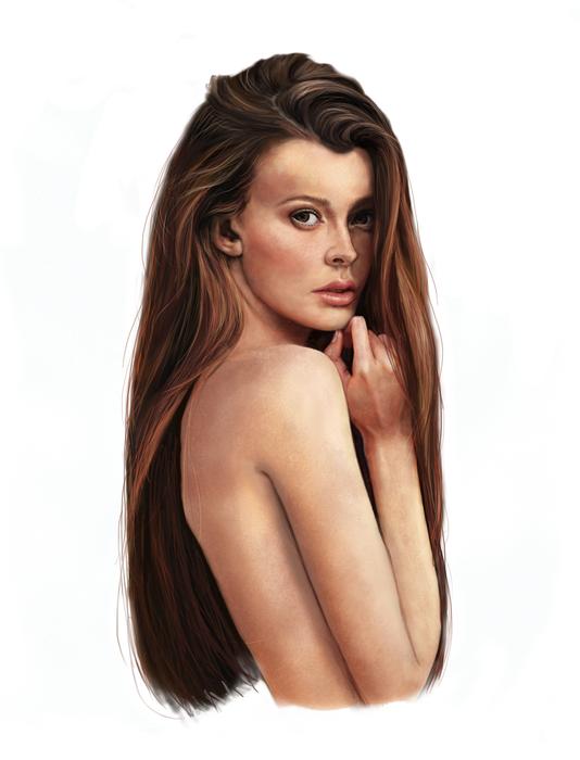 long-haired girl