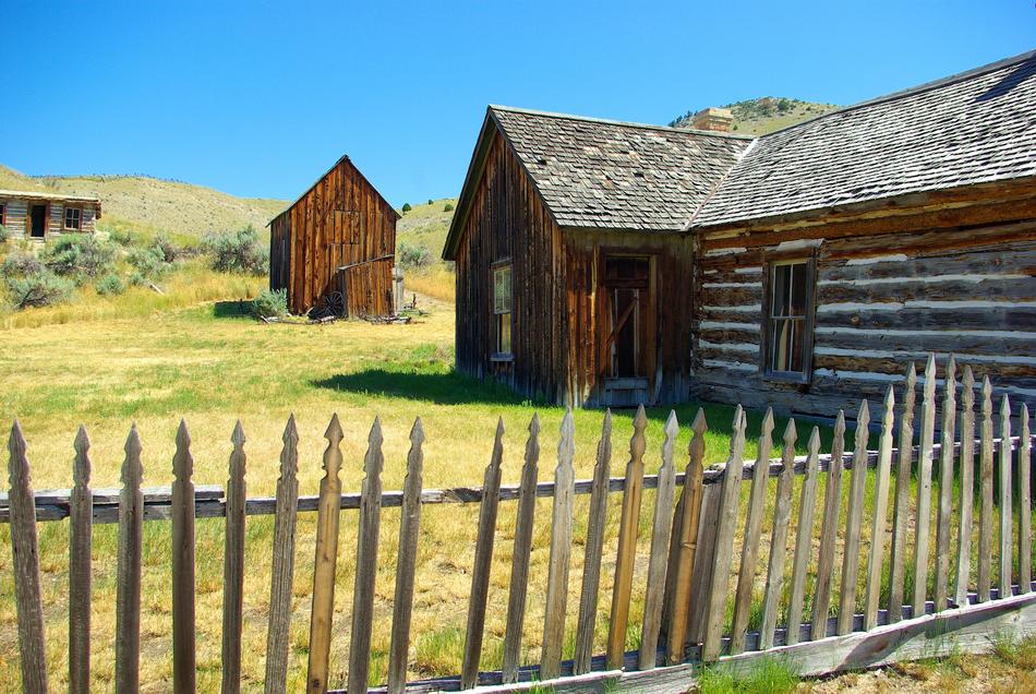 Bannack Abandoned Buildings Ghost