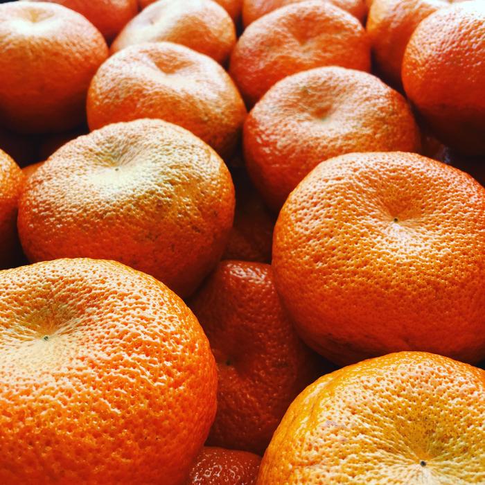 Ripe delicious tangerines