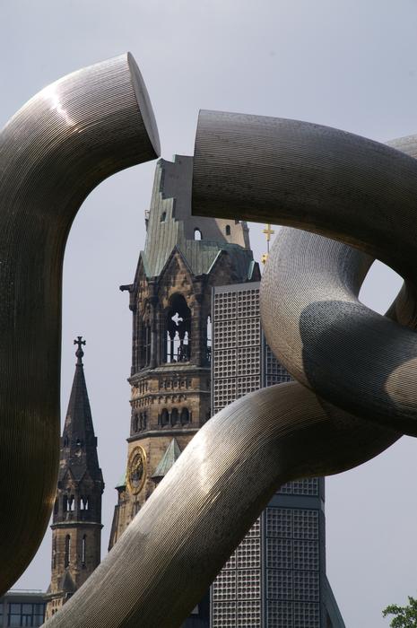 iron pipes at the tower view