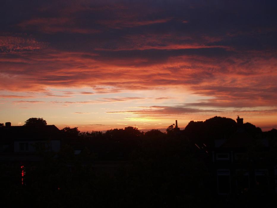 Sunset Colorful sky in evening