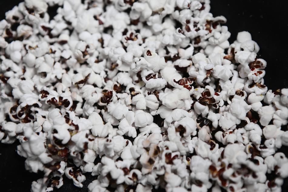 delicious salty popcorn