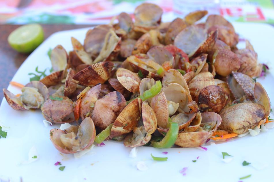 seafood and vegetable salad