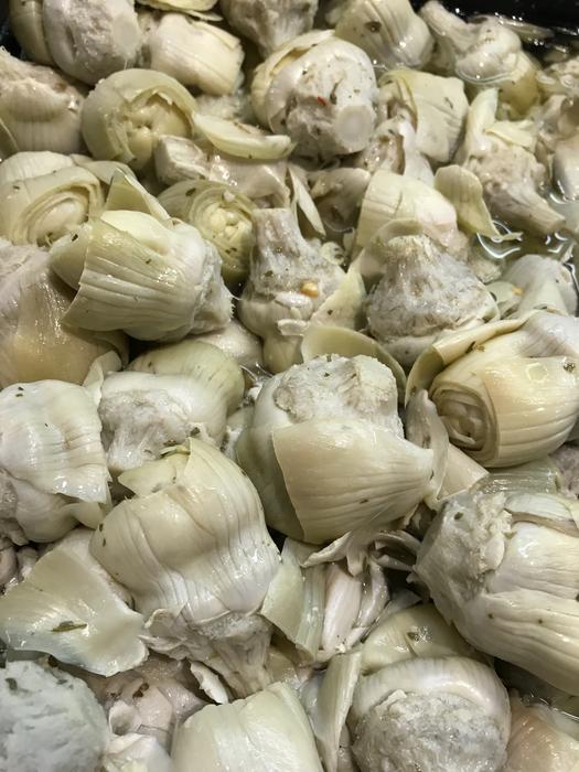 Harvest of healthy garlic in the shells