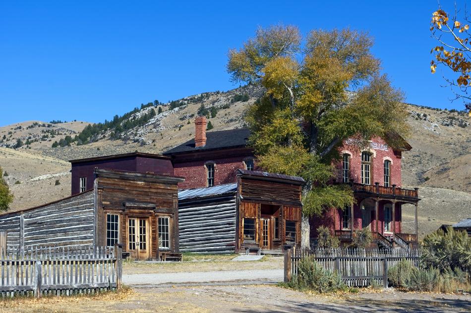 Downtown Bannack Buildings Hotel