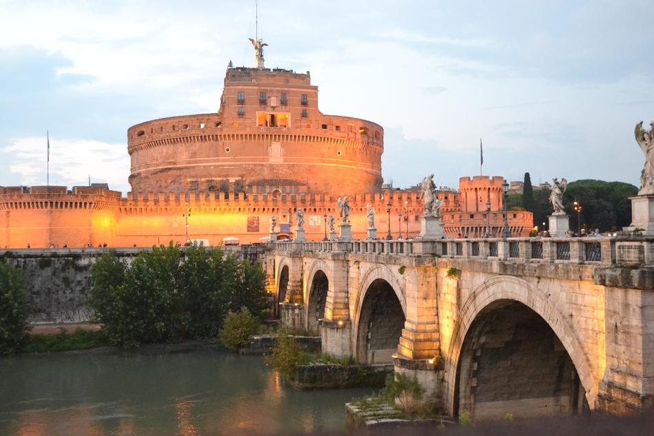 Castle Sant'Angelo Rome Sunset
