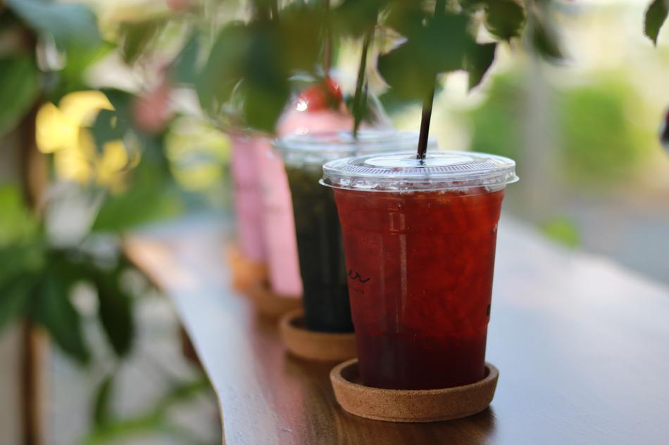 iced tea on the table