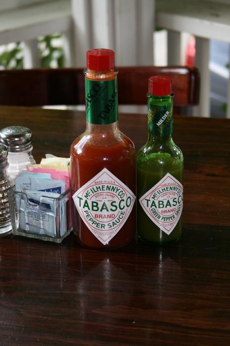 hot chili sauce in a jar