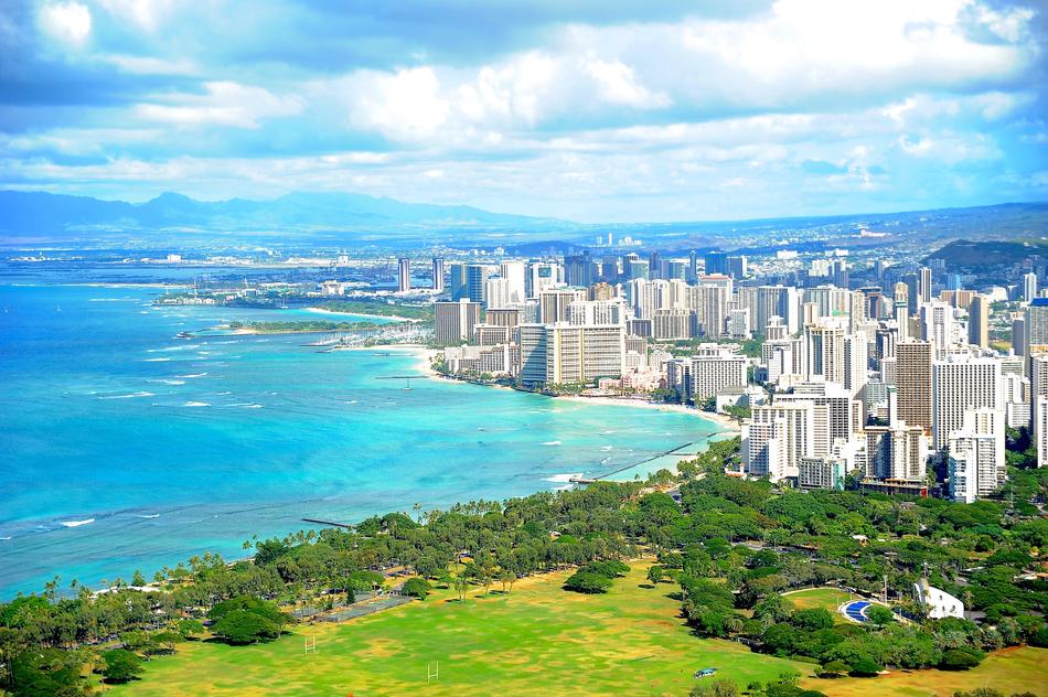 Hawaii Honolulu Waikiki Diamond