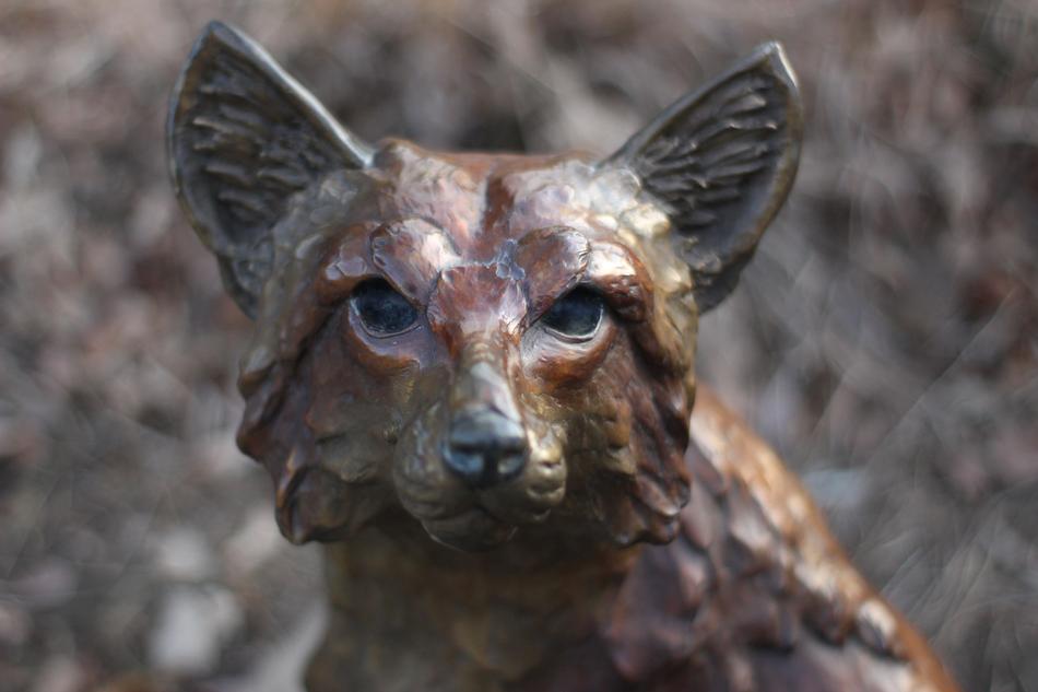 Statue Fox Bronze