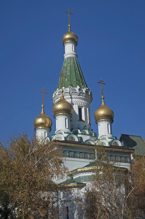 church holy blue background
