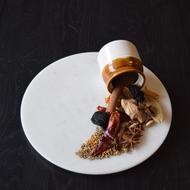 fragrant fresh spices sprinkled in a jar