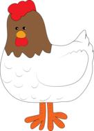 hen farm chicken bird agriculture