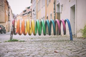 Colors Rack Bicycles