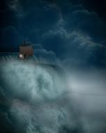 Fantasy Waterfall Storm