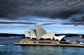 Sydney Opera House Stormy