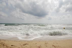 Sea Waves Clouds