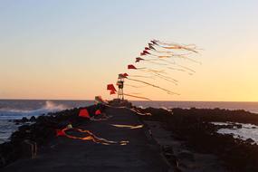 Sunset Reunion Island Saint-Pierre