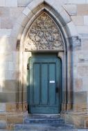 old temple door