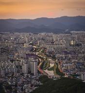 South Korea Daegu Sunset
